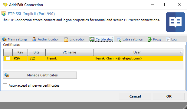 ConnectionFTPCertificates
