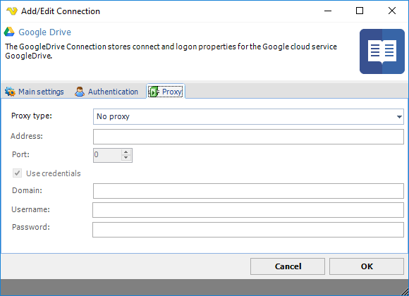 ConnectionGoogleDriveProxy