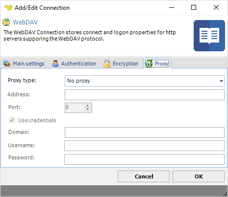 ConnectionWebDAVProxy