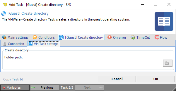 TaskVMWareGuestCreatedirectorySettings