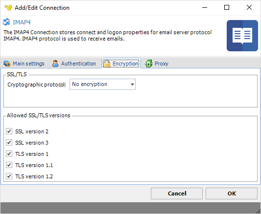 ConnectionIMAP4Encryption