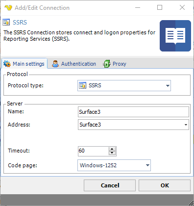 ConnectionSSRSMain