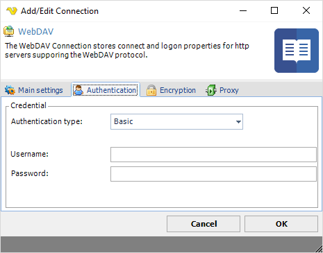 ConnectionWebDAVAuthenication