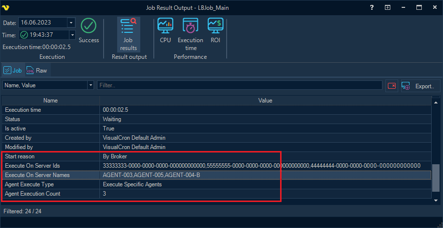 LB_Job_ResultOutput