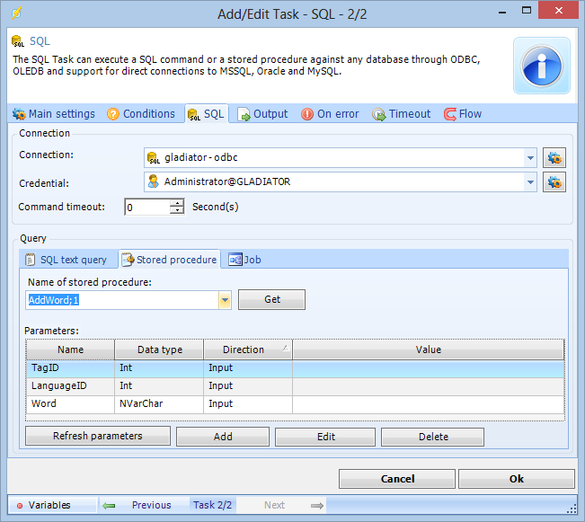 sqlparameters