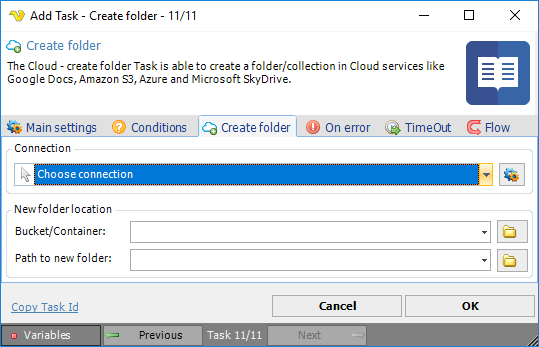 TaskCloudCreatefolder