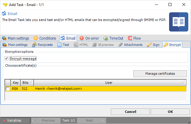 TaskEmailSMIMEEncrypt